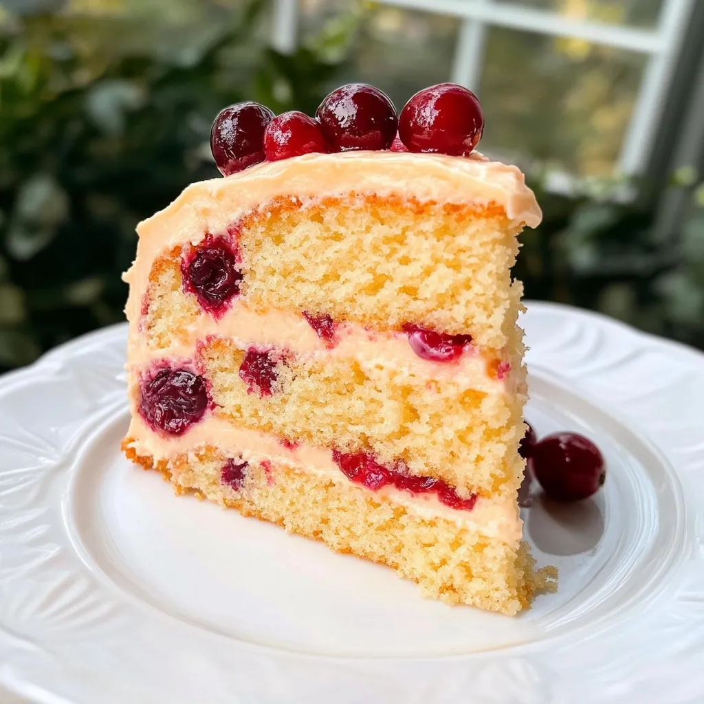 Cranberry Orange Cake Recipe