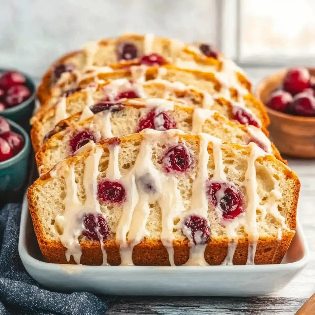 Easy Cranberry Cream Cheese Bread