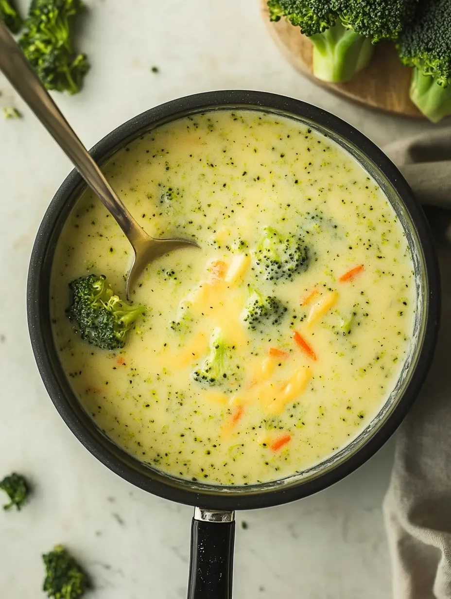 Easy High Protein Broccoli Cheddar Soup