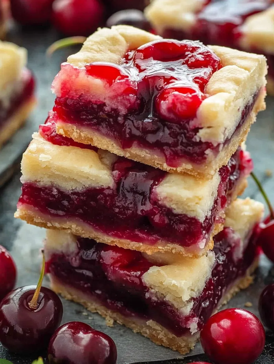 Easy Cherry Pie Bars