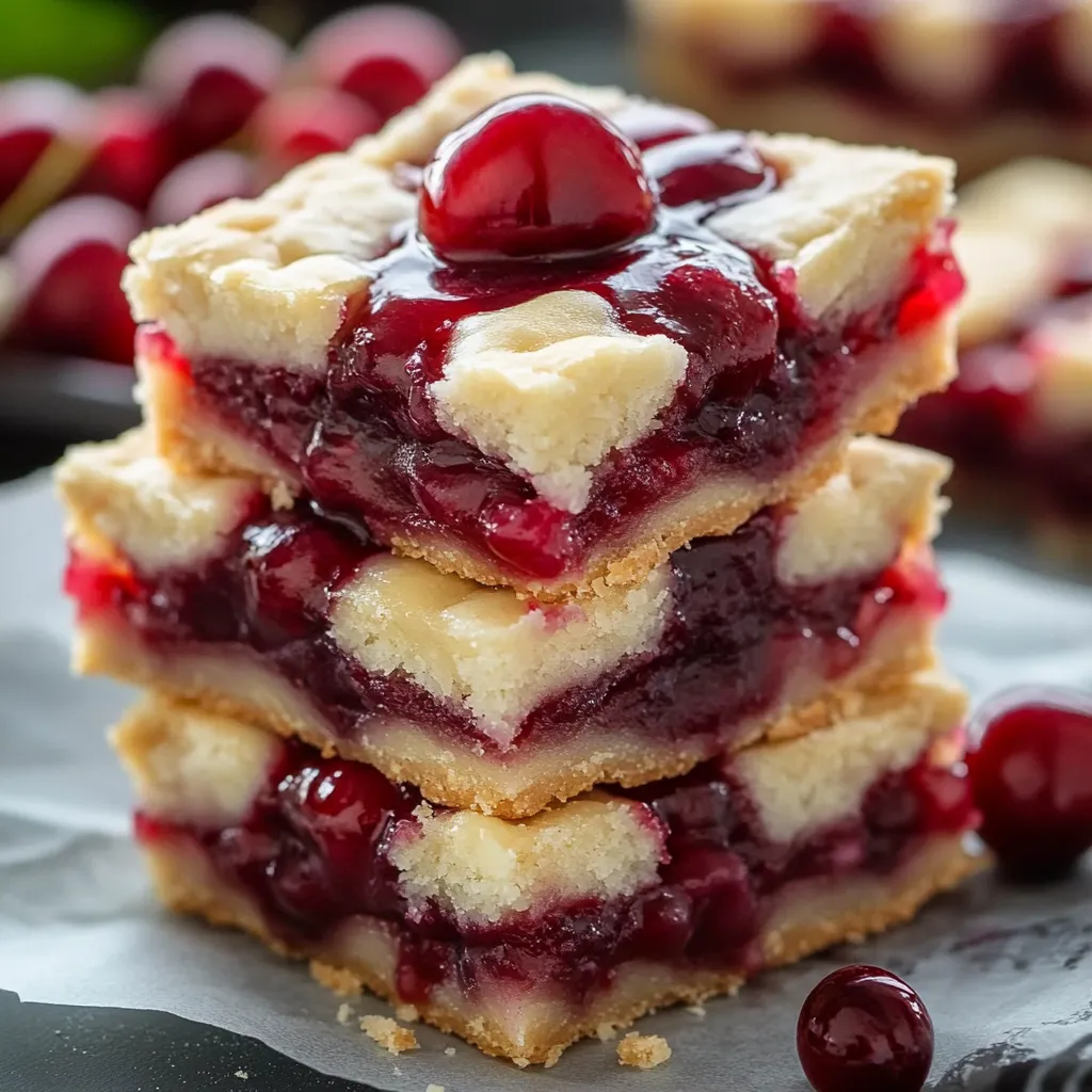 Cherry Pie Bars Recipe