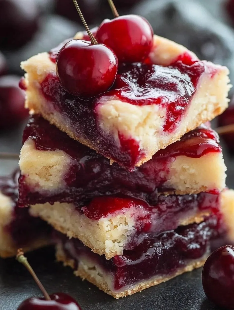 Cherry Pie Bars Dessert