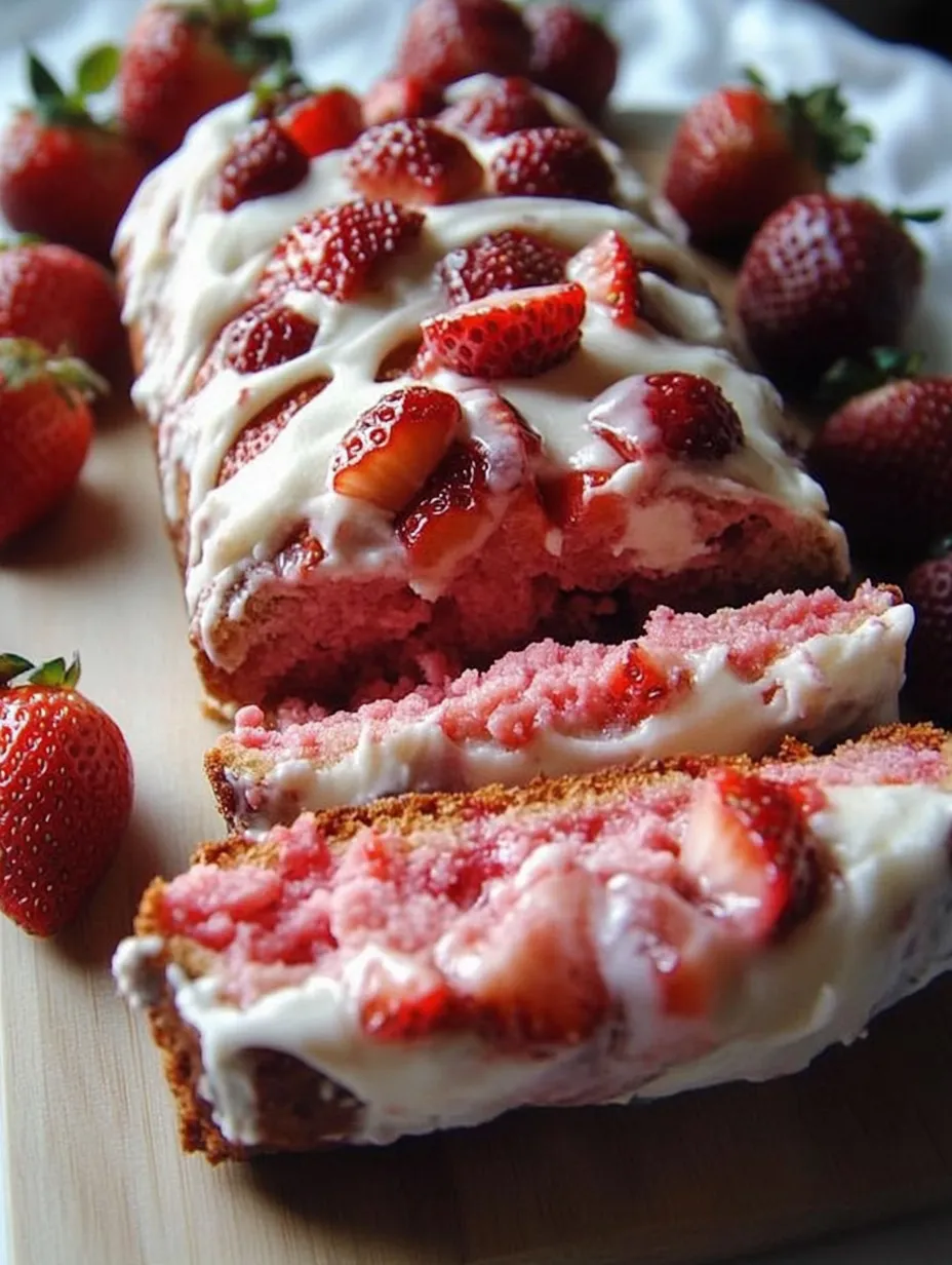 Easy Strawberry Cream Cheese Bread