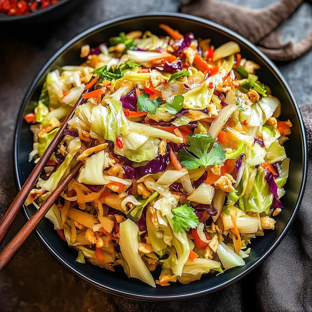 Asian Cabbage Stir Fry