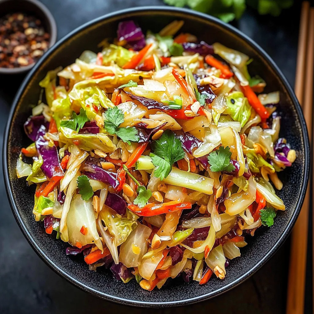 Asian Cabbage Stir Fry Recipe