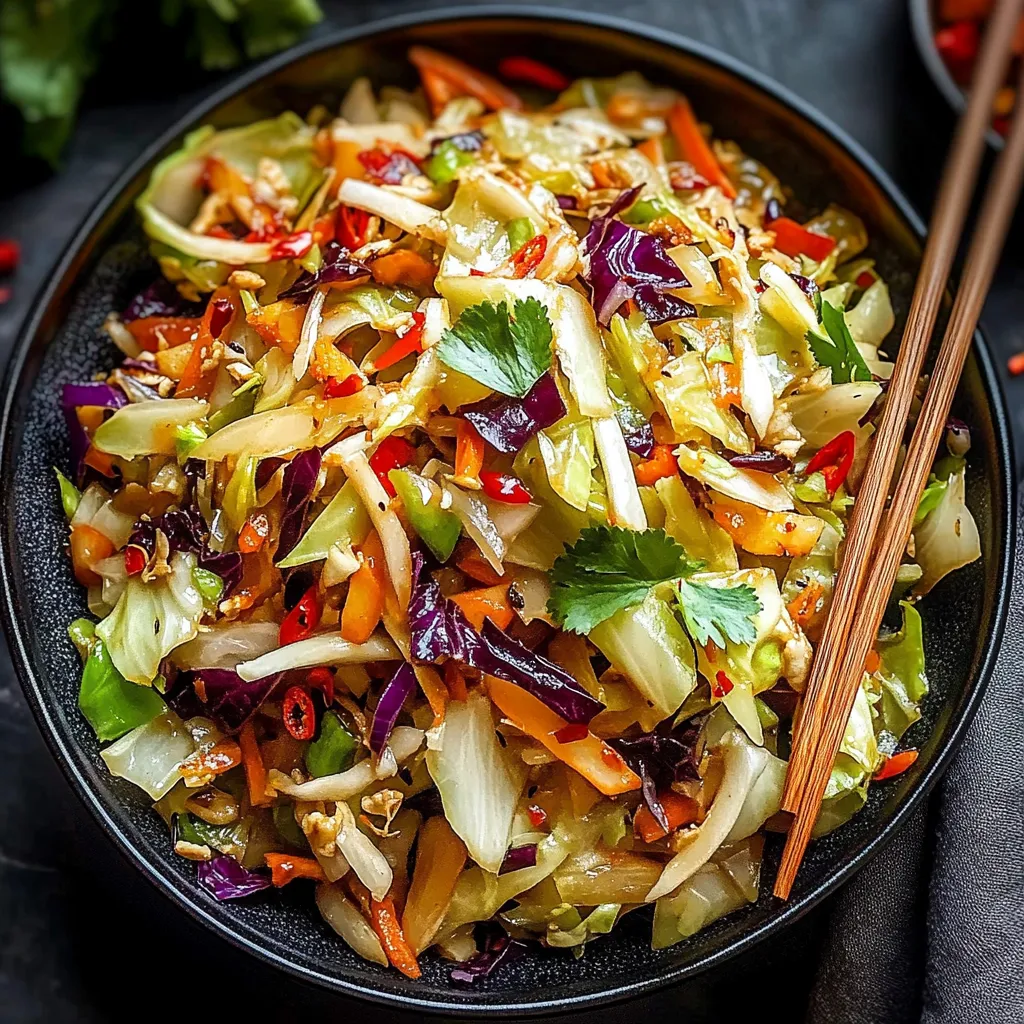 Easy Asian Cabbage Stir Fry