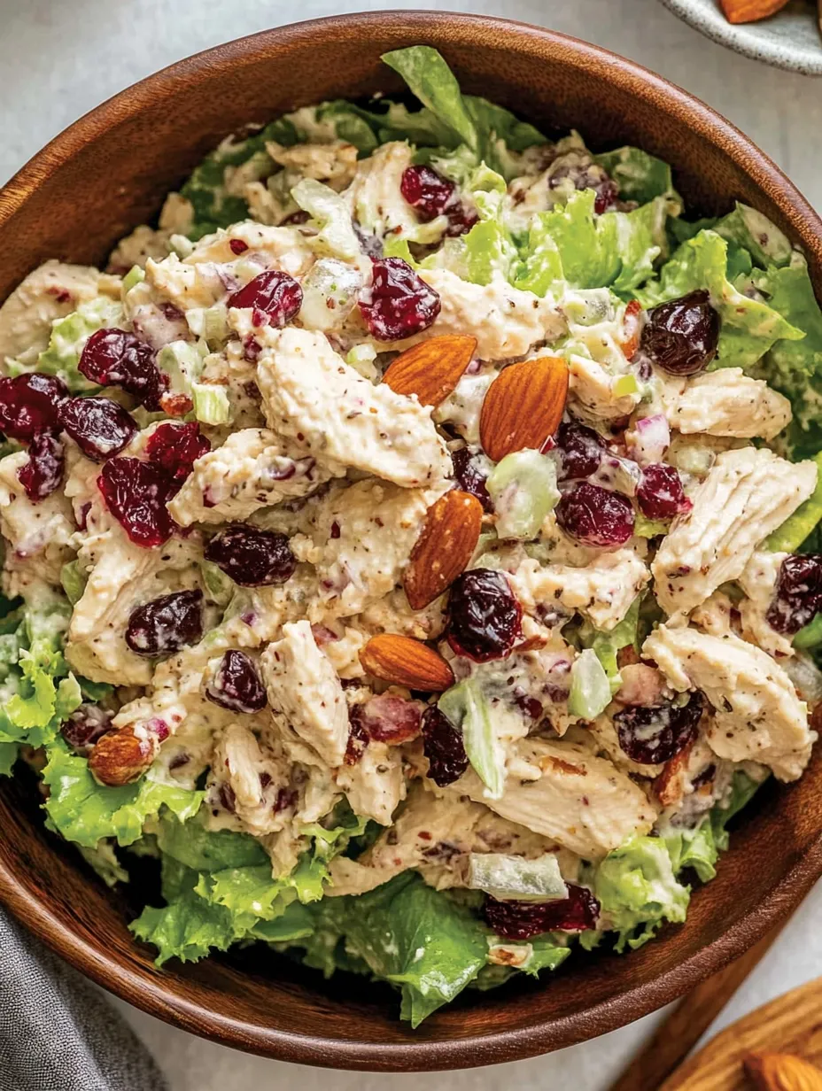 Easy Cranberry Chicken Salad