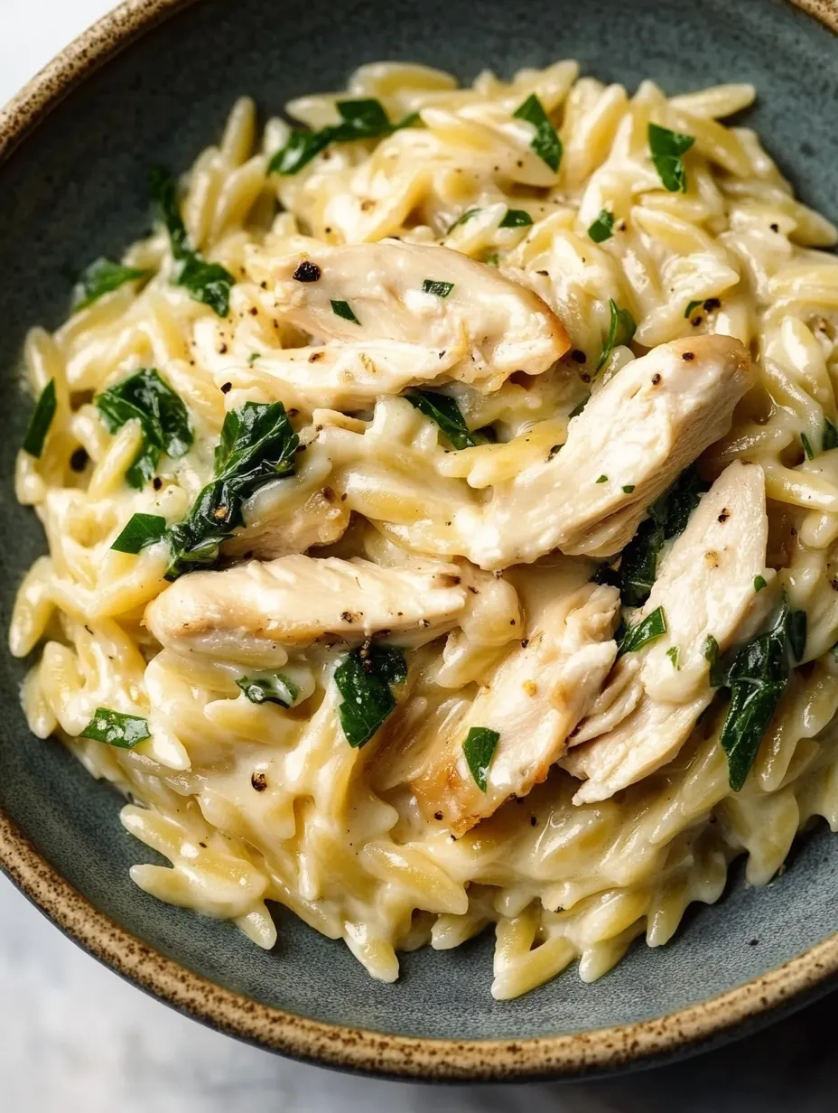 Boursin Orzo with Chicken Recipe