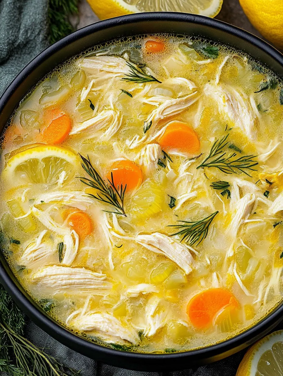 Avgolemono — Greek Lemon Chicken Soup Recipe