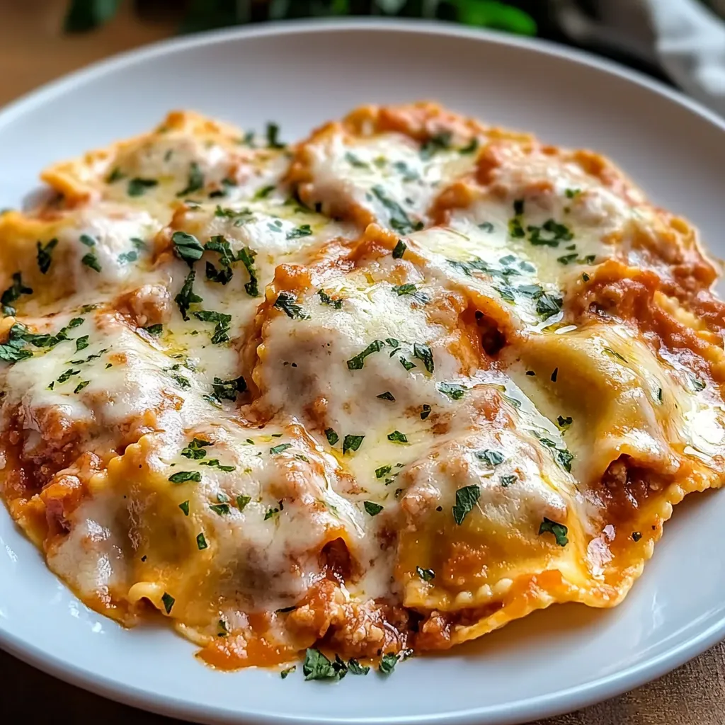 Easy Million Dollar Ravioli Lasagna