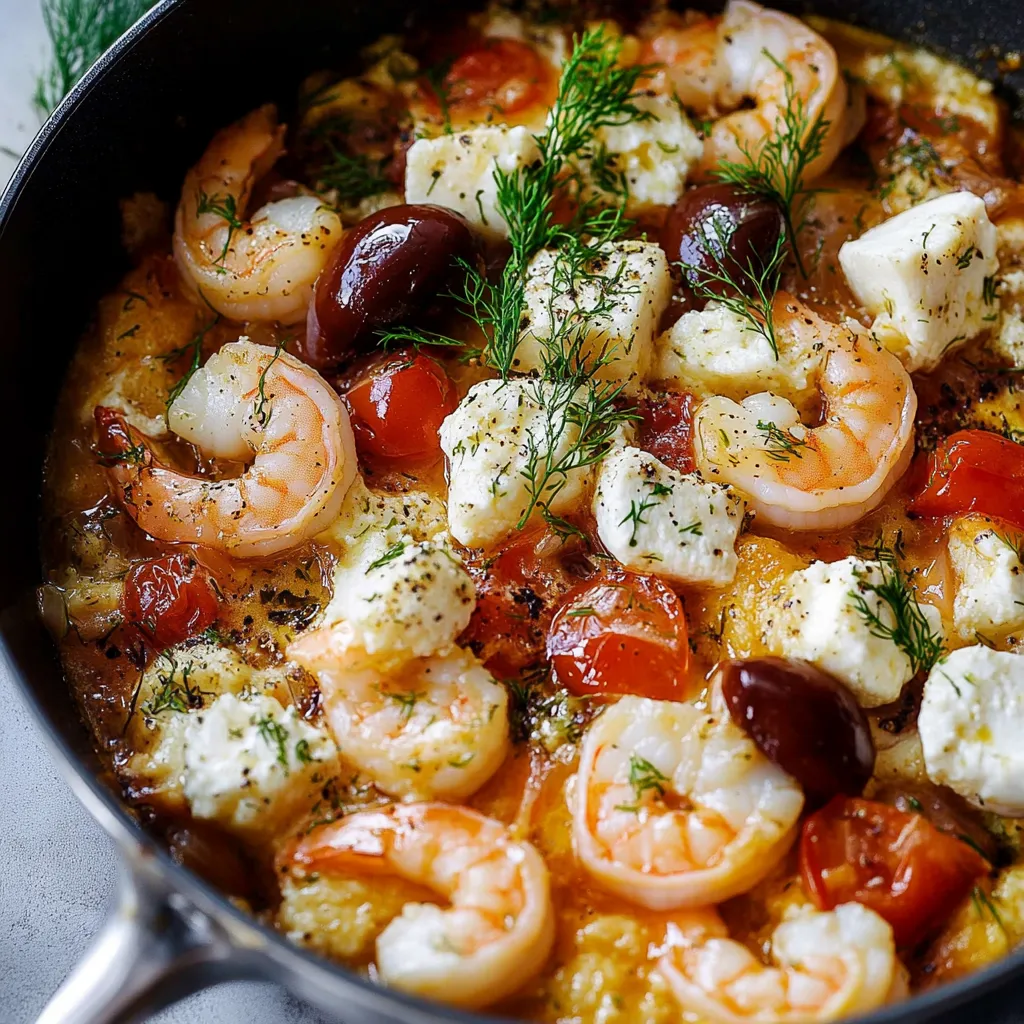 Shrimp Saganaki