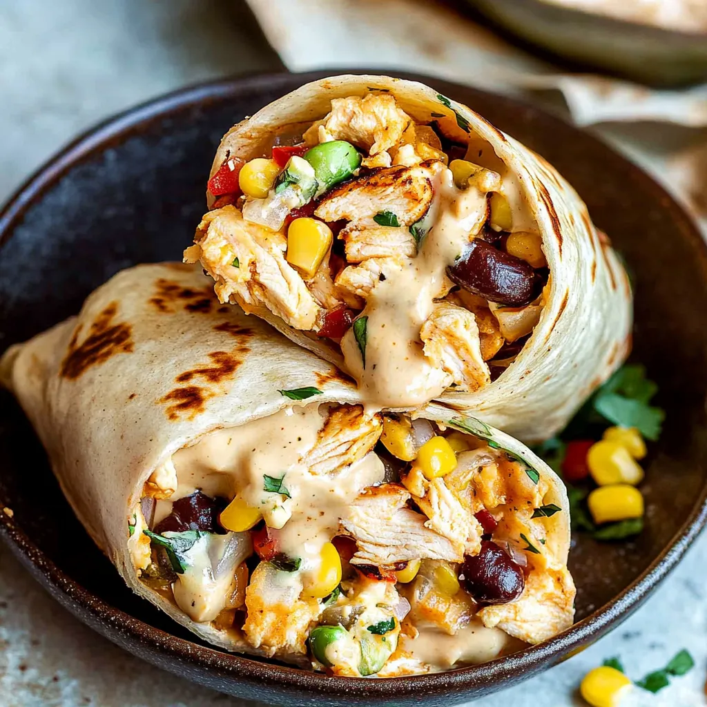 Southwest Chicken Wrap