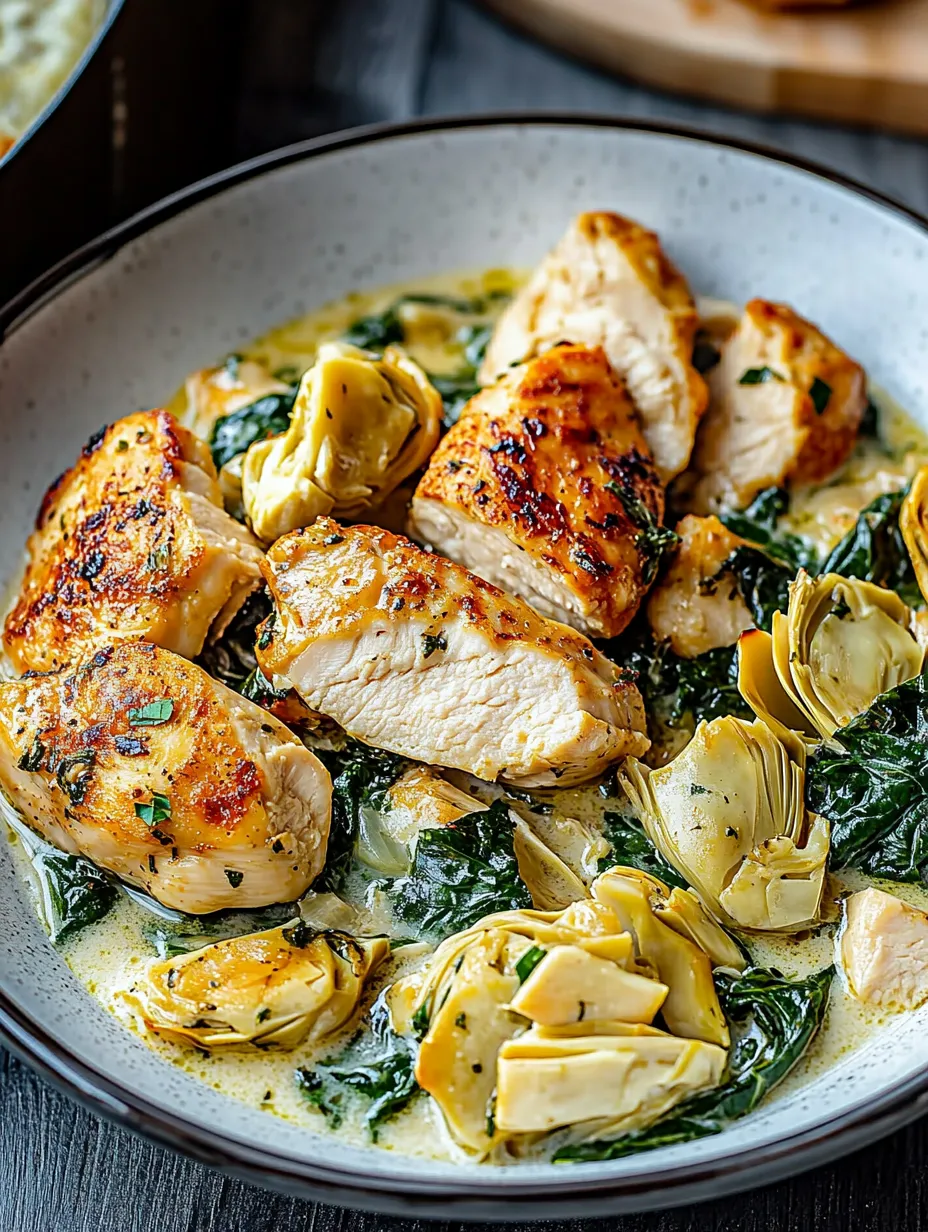 Spinach Artichoke Chicken Recipe