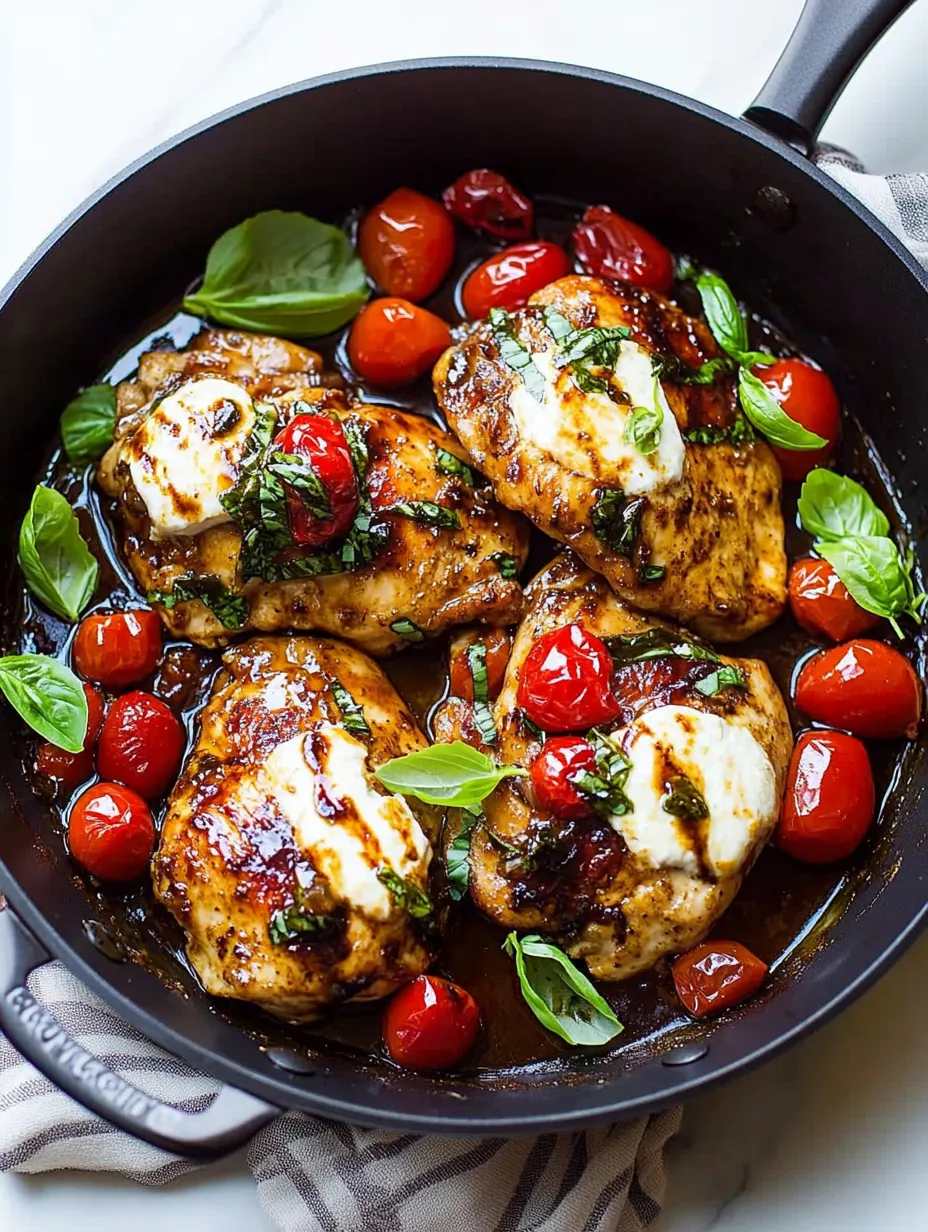 One Pan Balsamic Chicken Recipe