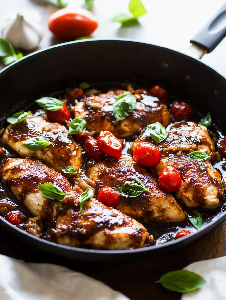 One Pan Balsamic Chicken Homemade