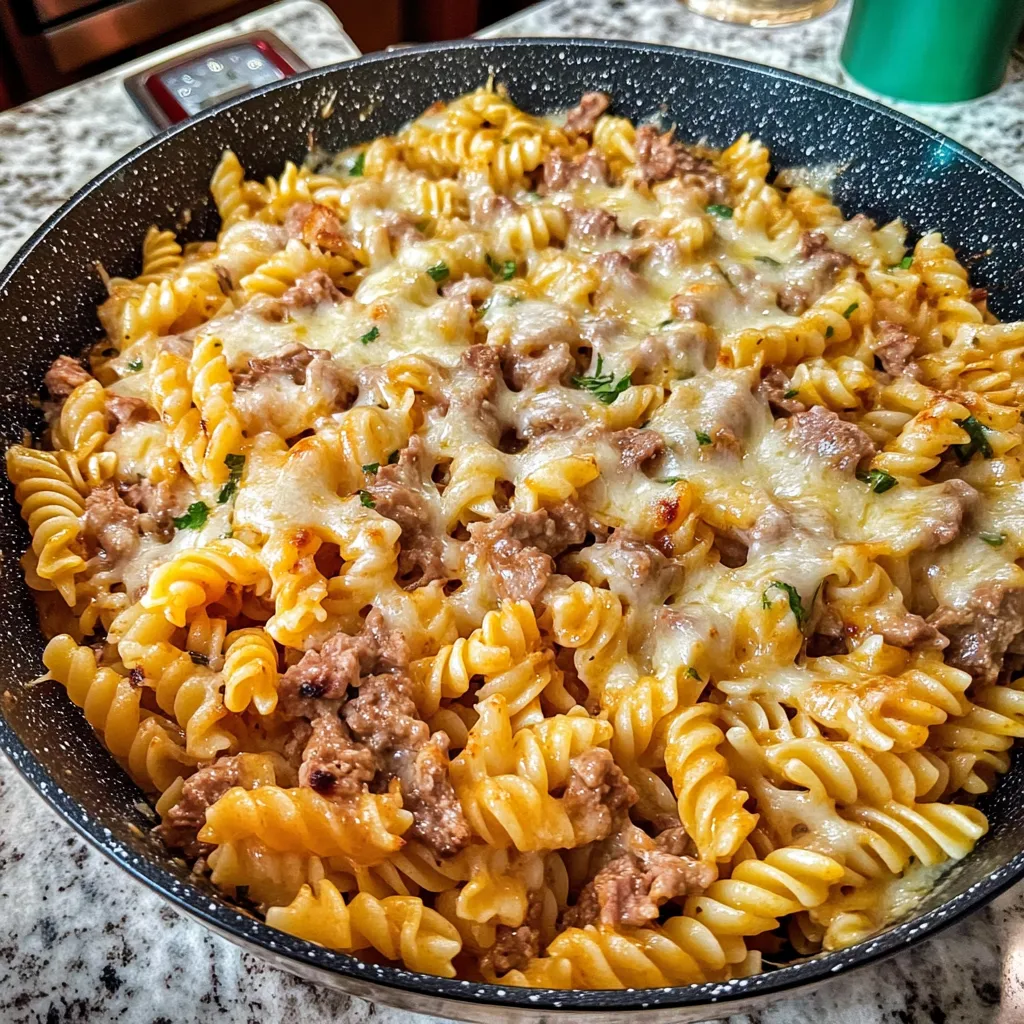 Philly Cheesesteak Pasta