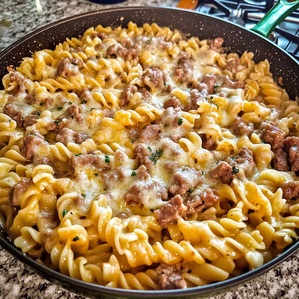 Philly Cheesesteak Pasta Recipe