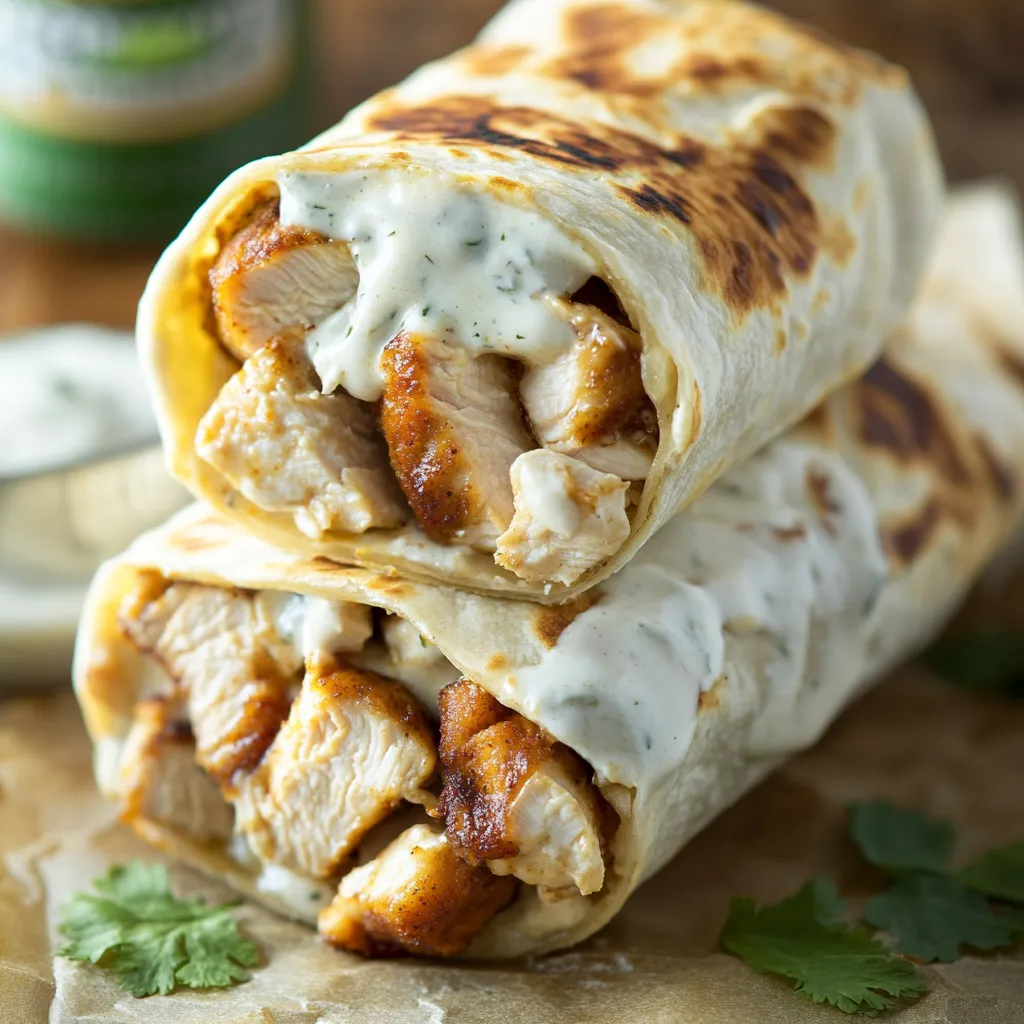 Chicken Ranch Wraps Recipe