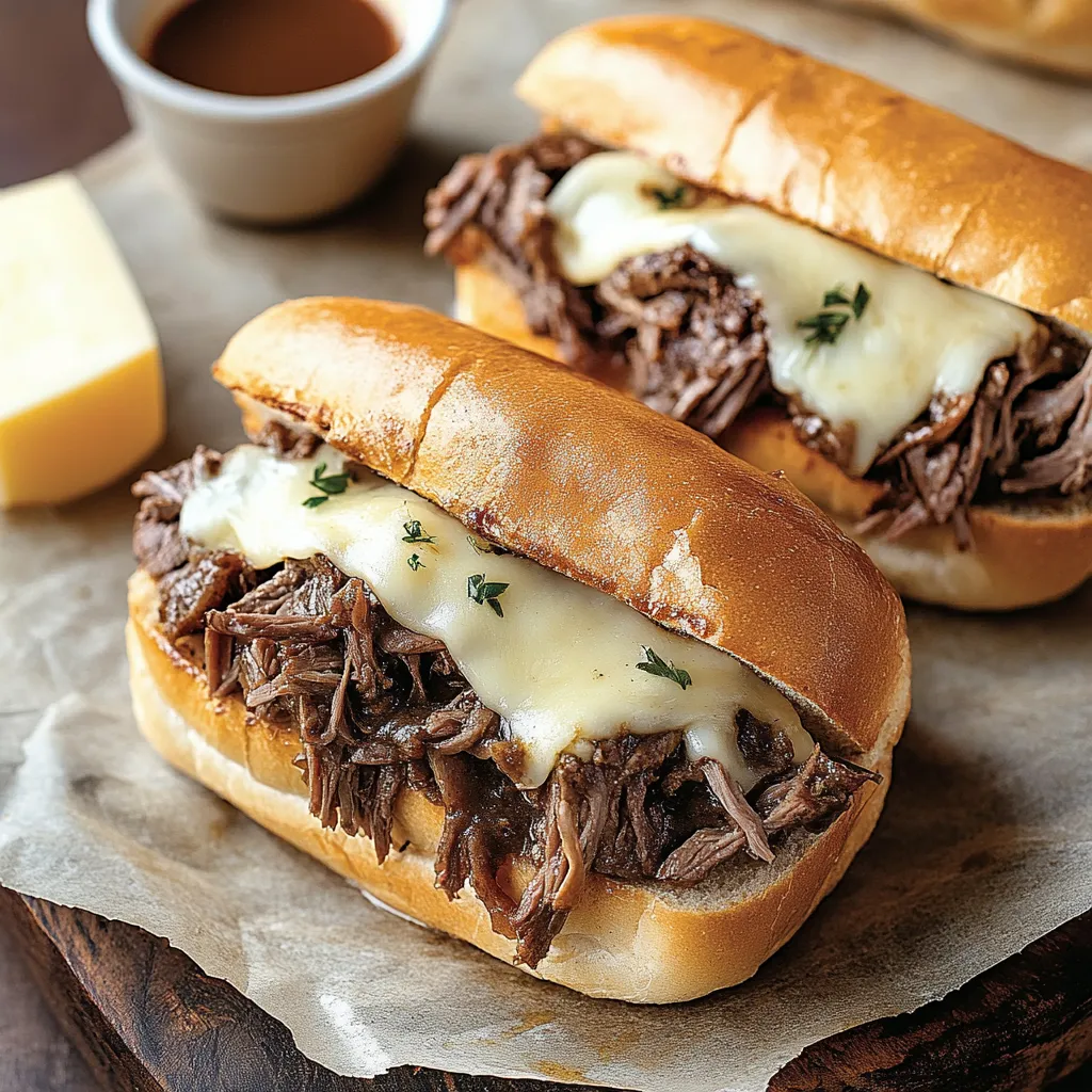 Slow Cooker French Dip Sandwiches Recipe