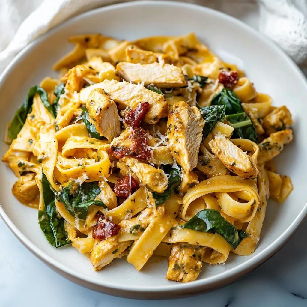 Tuscan Chicken Pasta