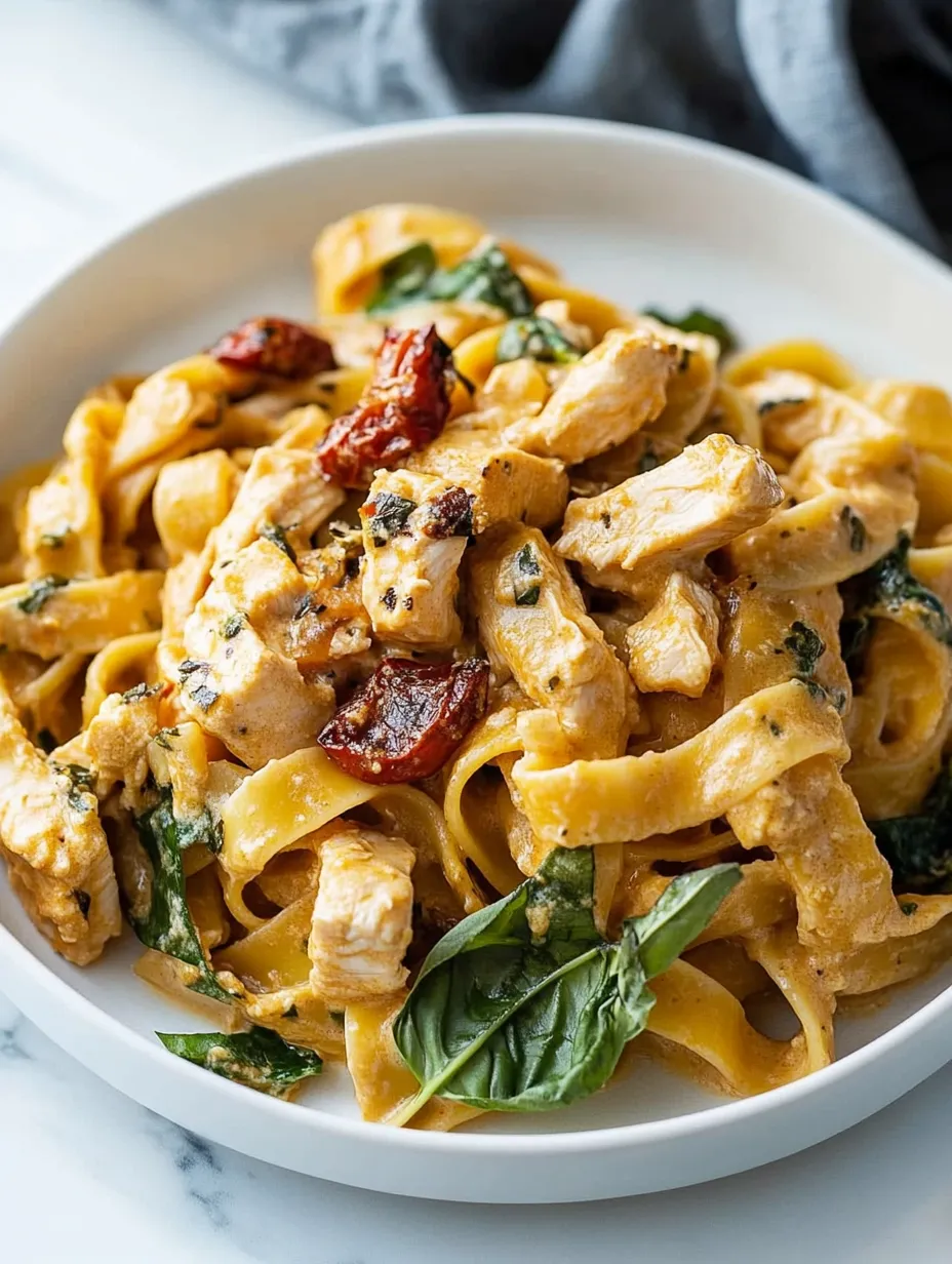 Tuscan Chicken Pasta Recipe