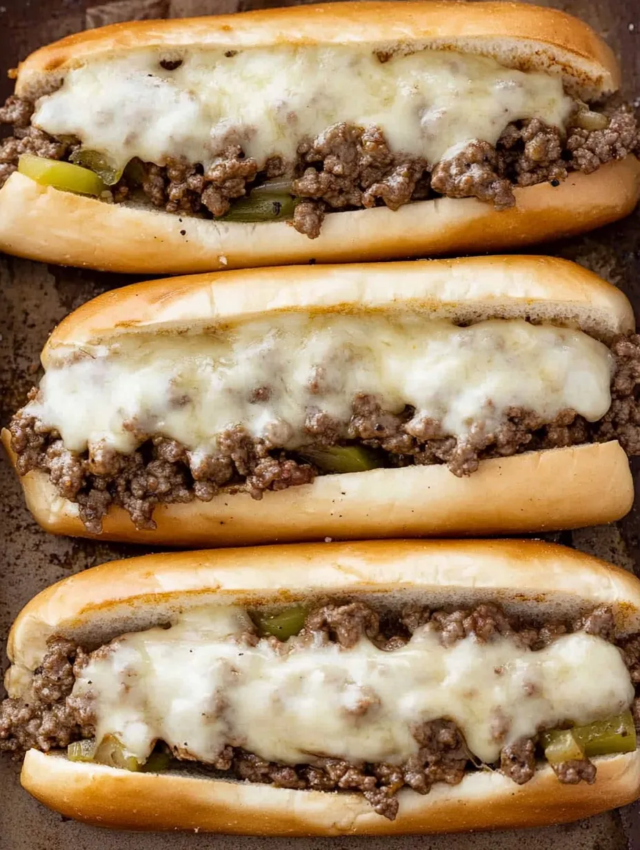 Ground Beef Philly Cheesesteak Recipe