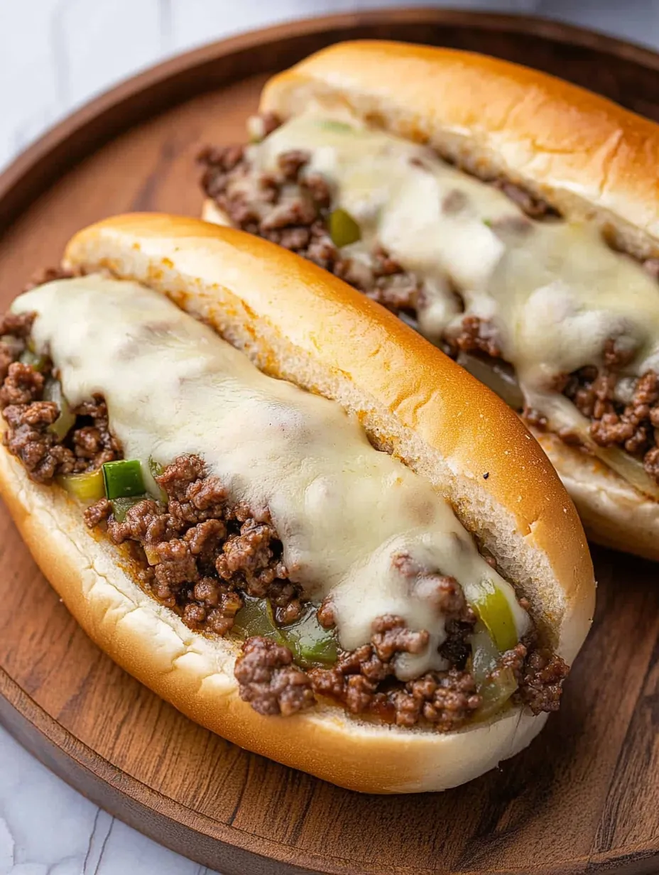 Easy Ground Beef Philly Cheesesteak