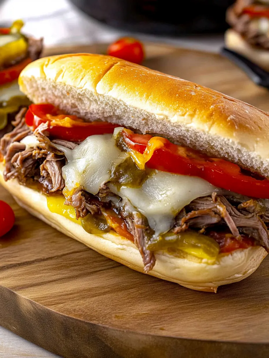 Italian Beef Sandwiches Homemade