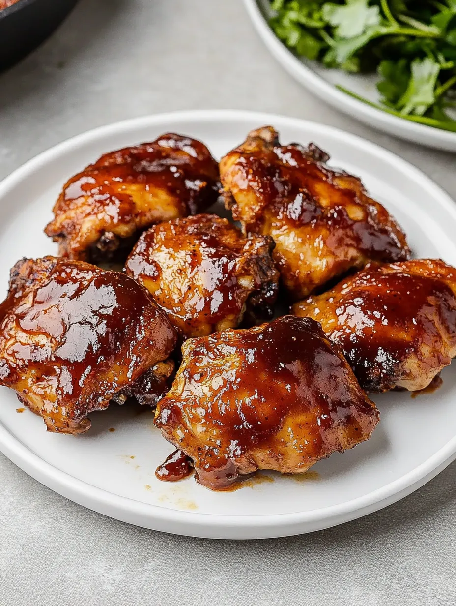 Air Fryer BBQ Chicken Thighs Homemade