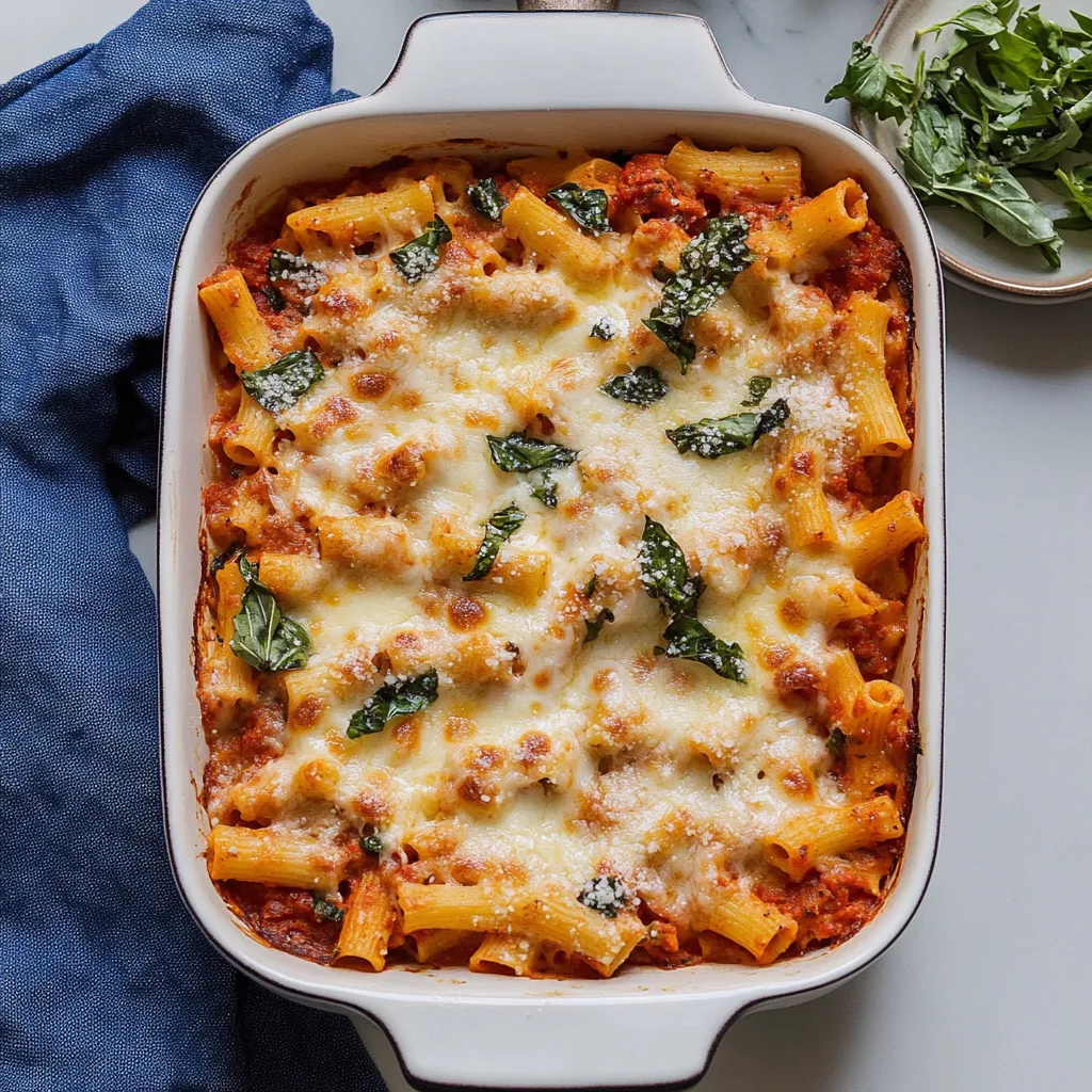 Easy Meatless Baked Ziti