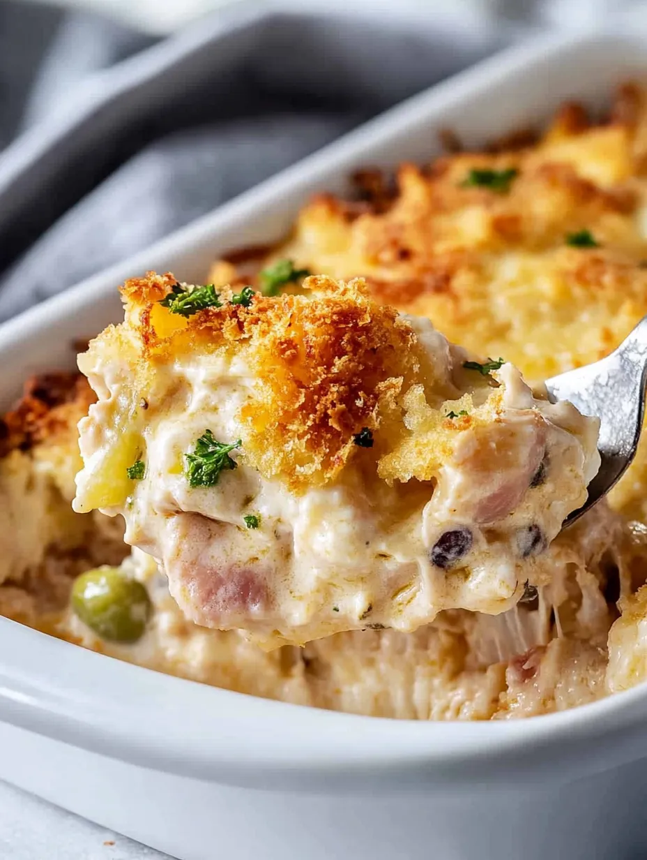 Chicken Cordon Bleu Casserole Homemade