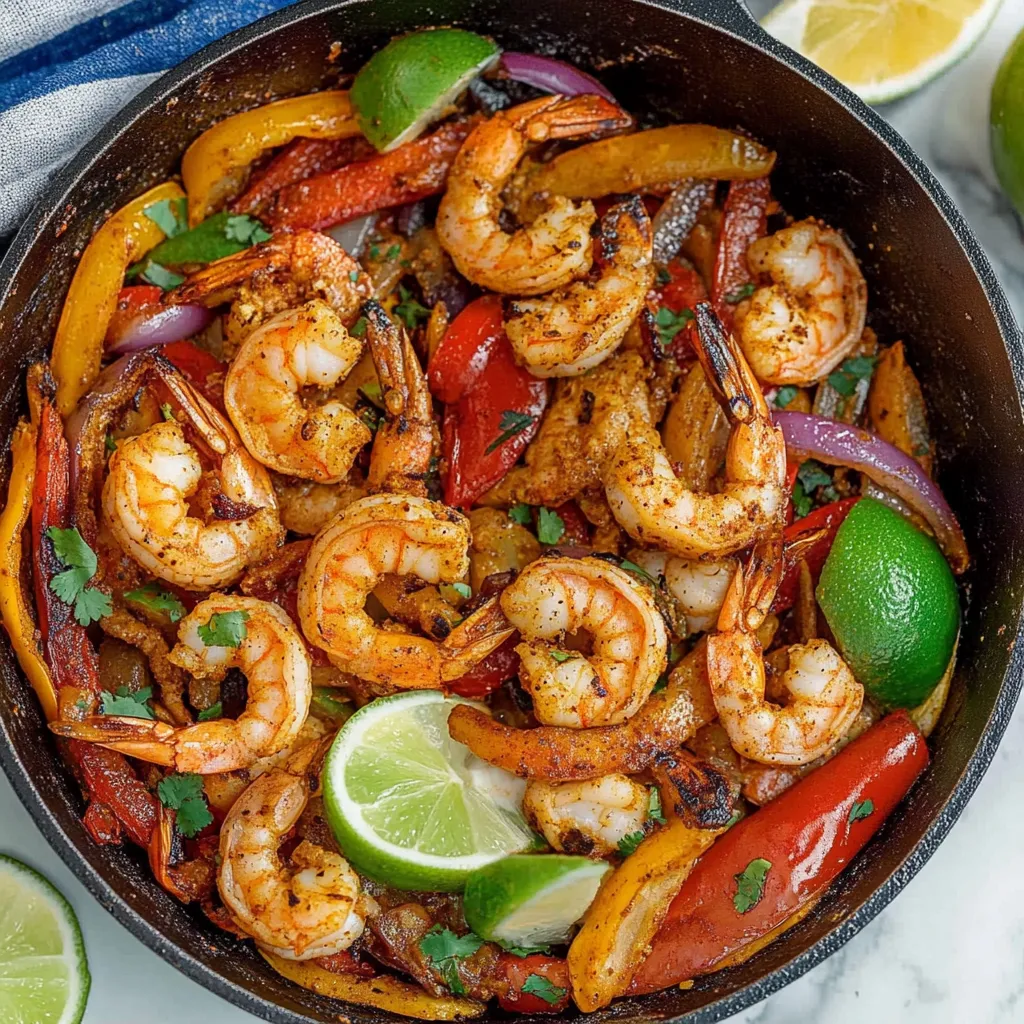 Shrimp Fajitas Skillet Recipe