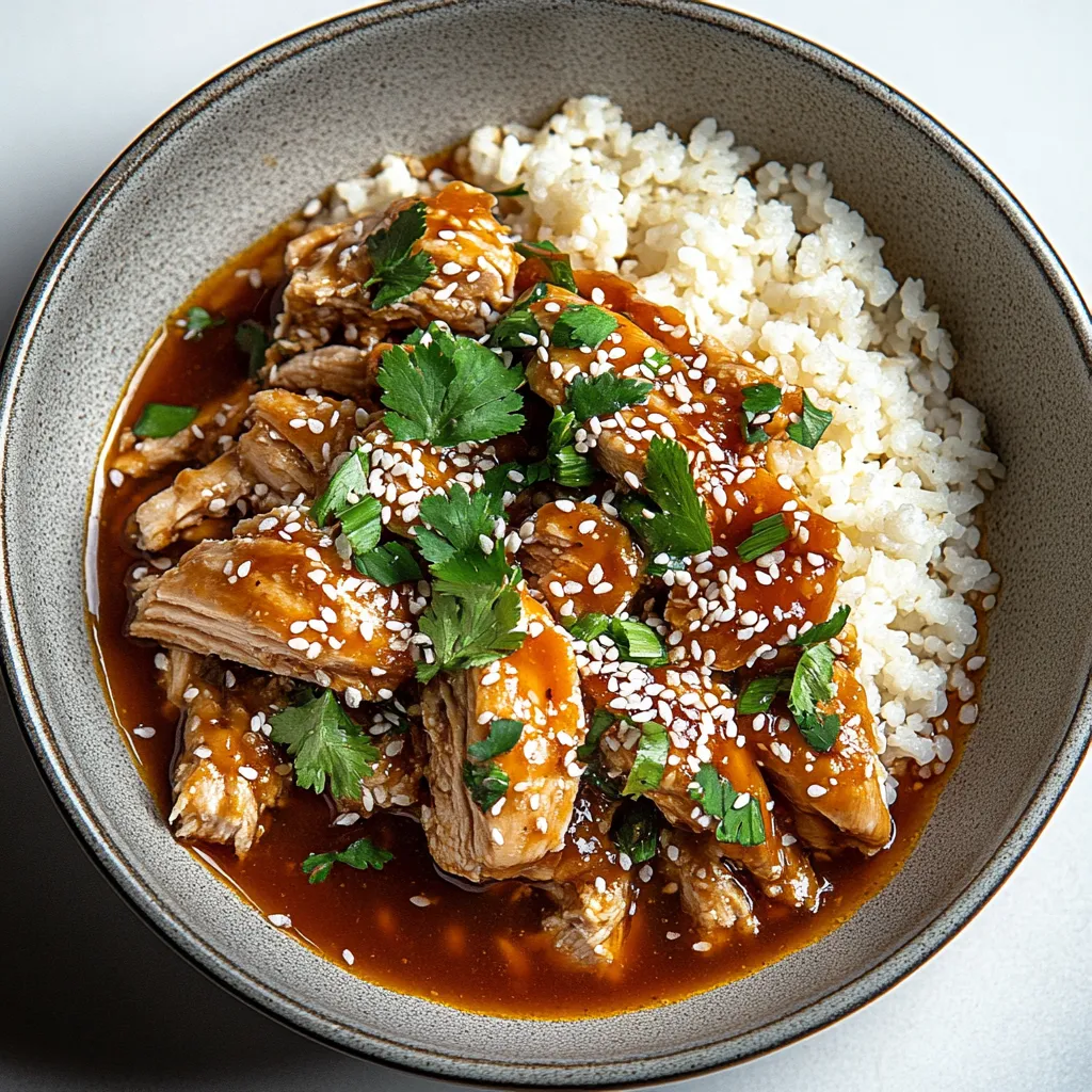 Keto Crockpot Asian Chicken