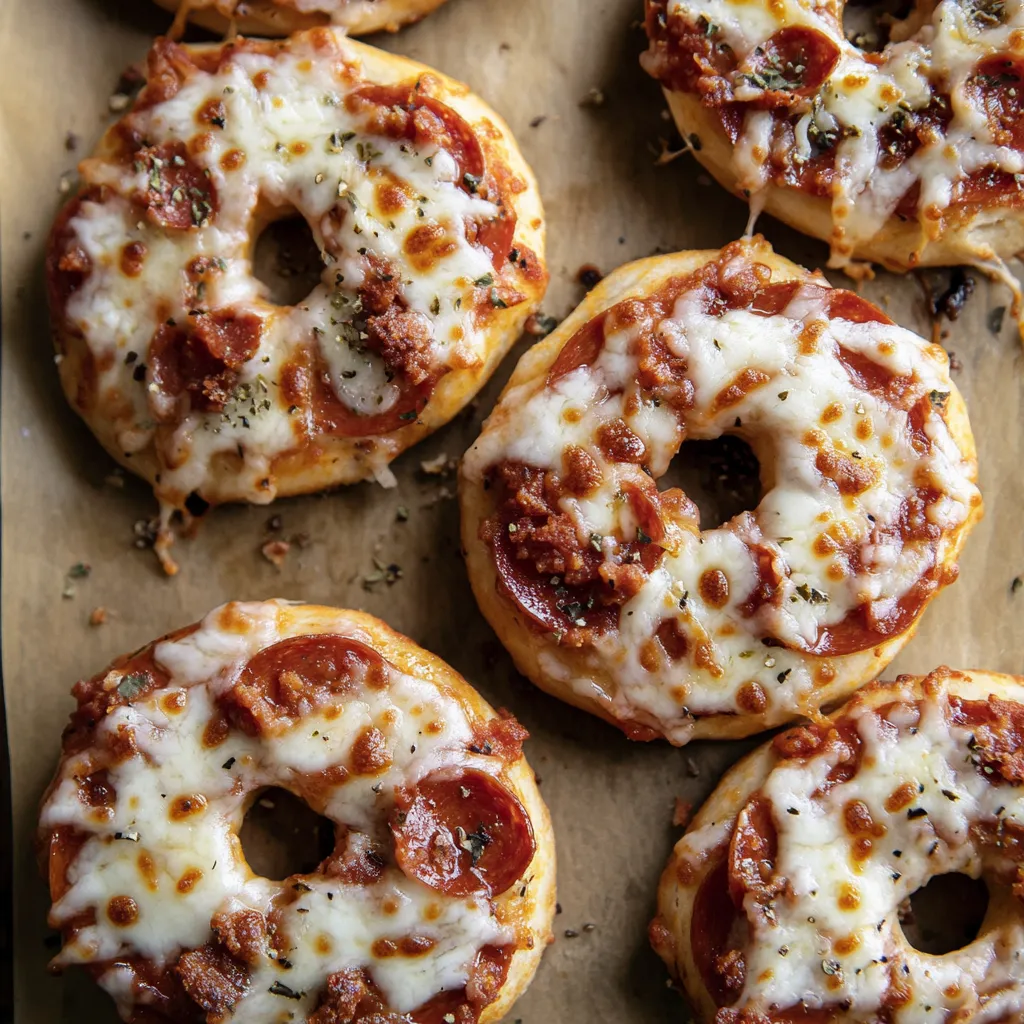 Homemade Pizza Bagels