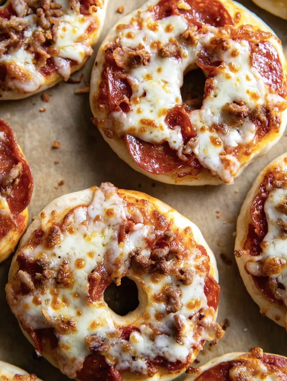 Homemade Pizza Bagels Recipe