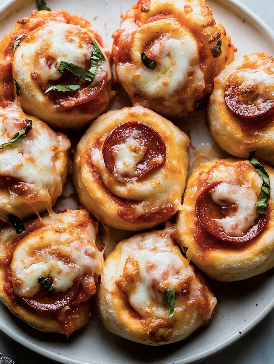 Pepperoni Pizza Rolls Homemade