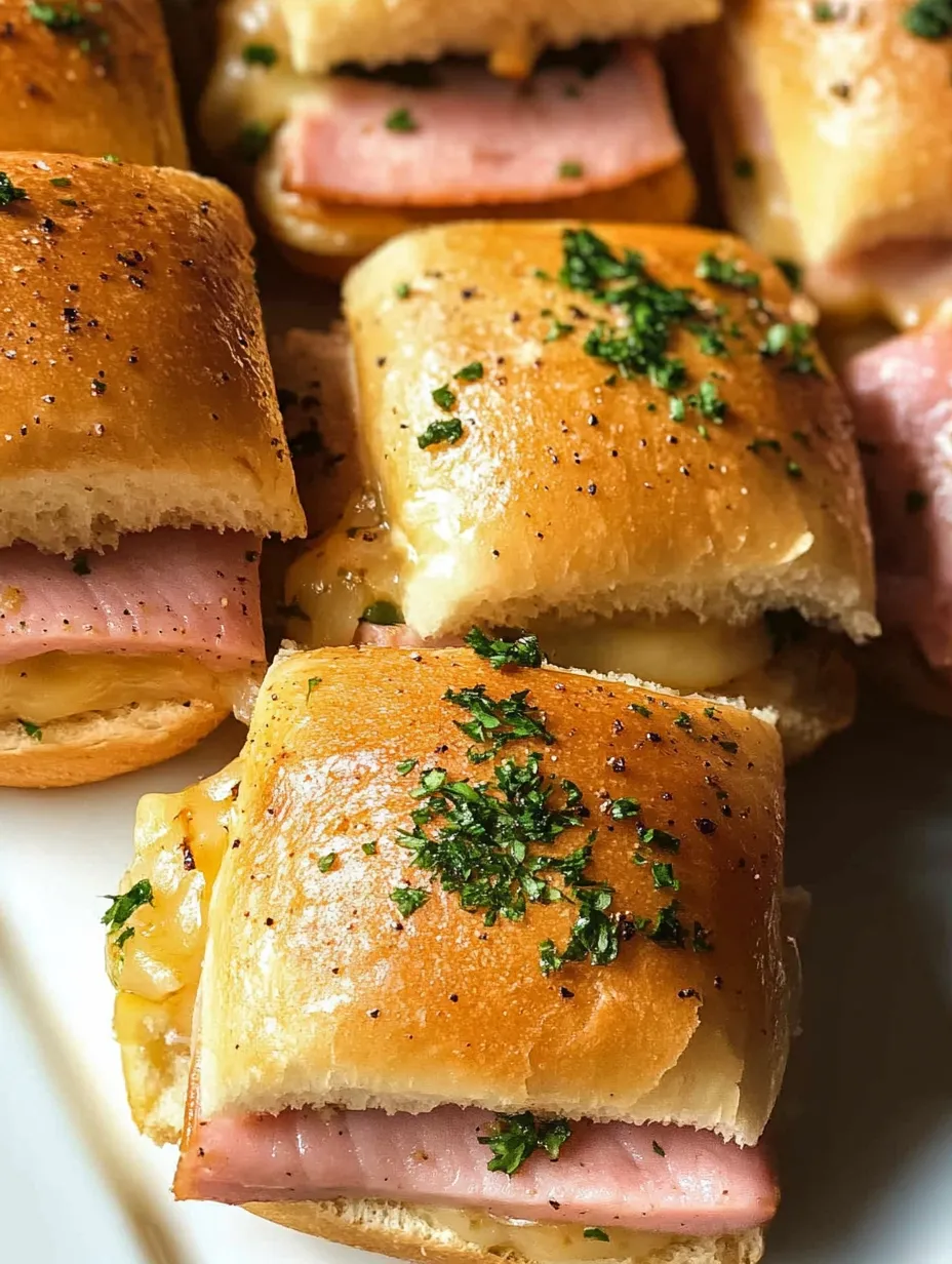 Ham and Swiss Sliders