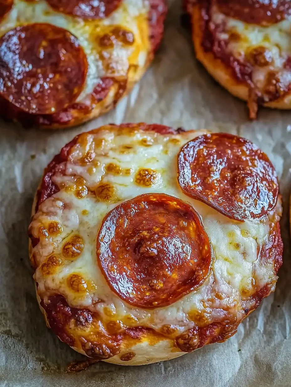 Mini Lunchbox Pizzas Homemade