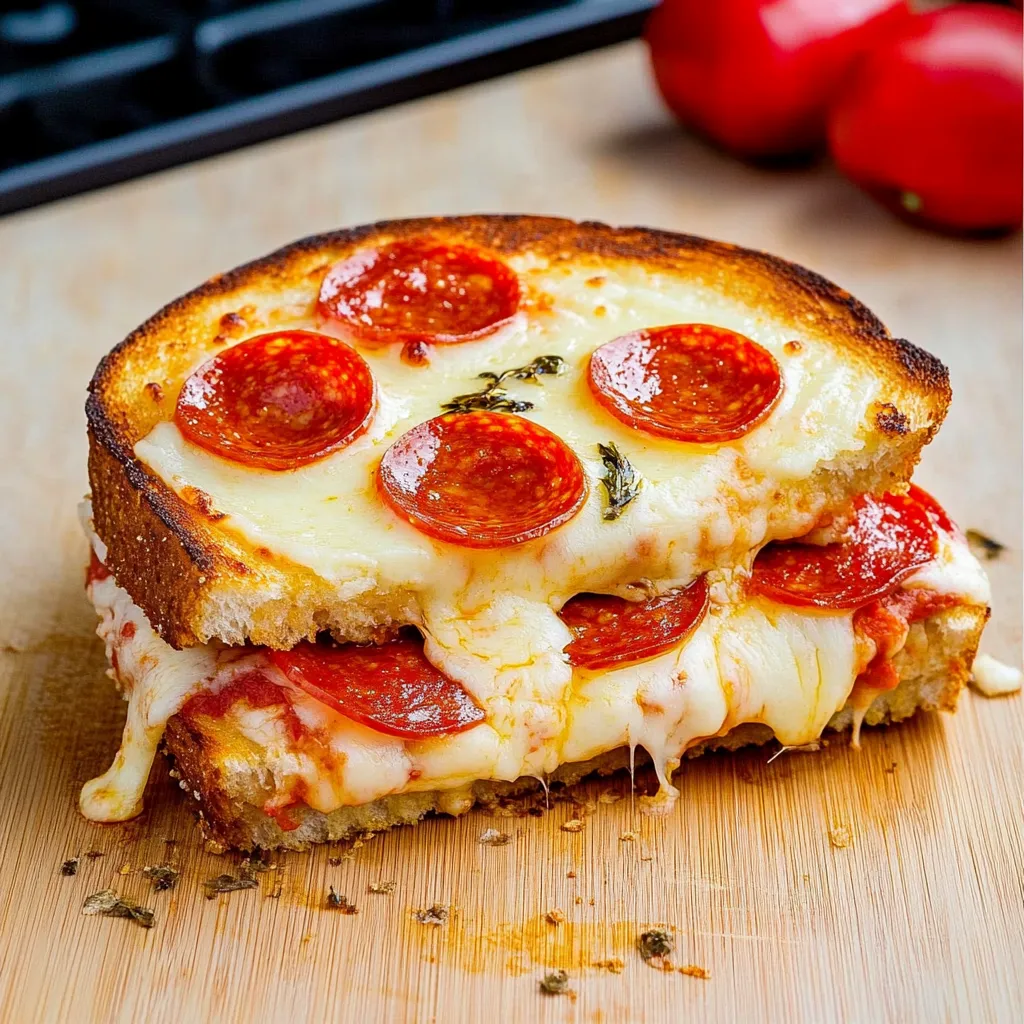 Pepperoni Pizza Grilled Cheese