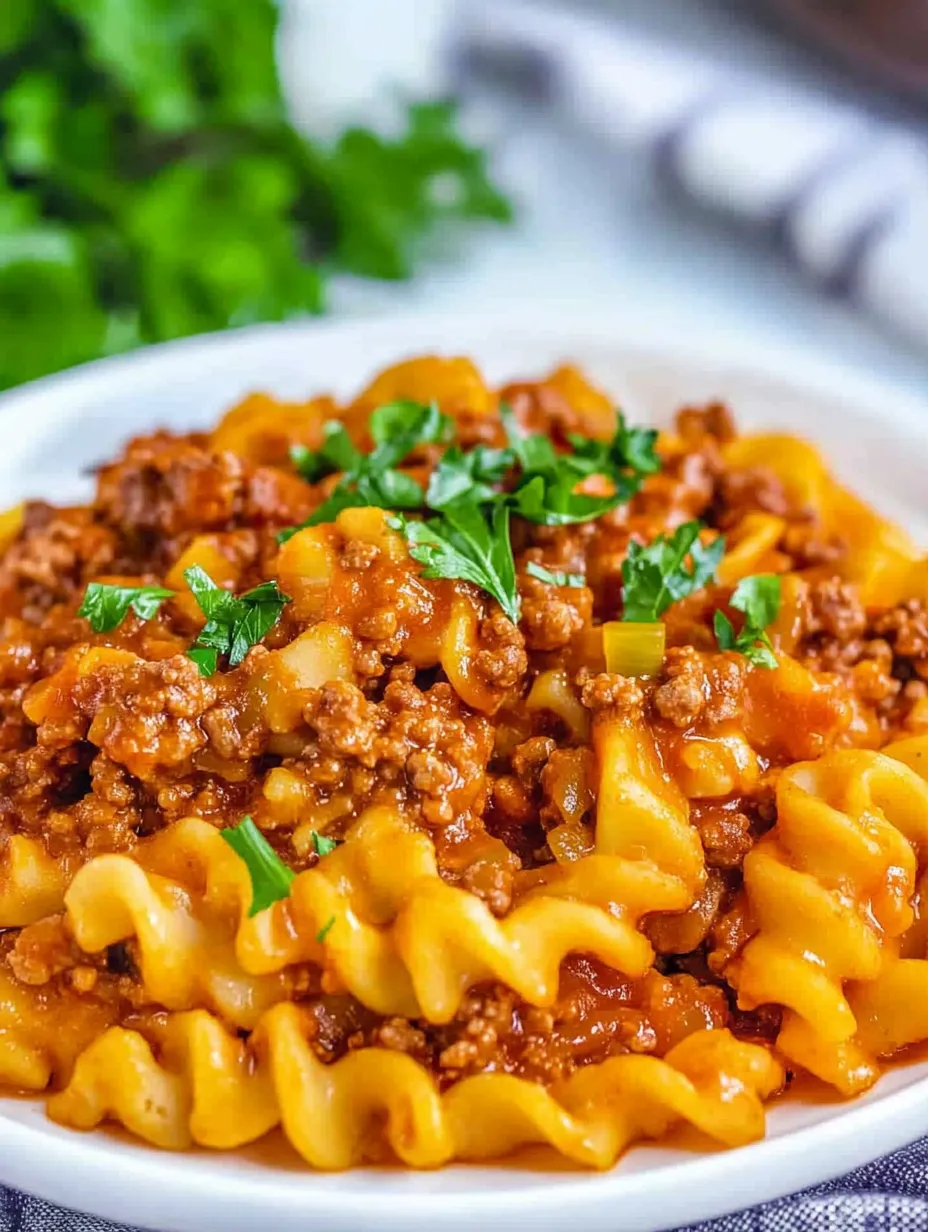 Easy Sloppy Joe Casserole