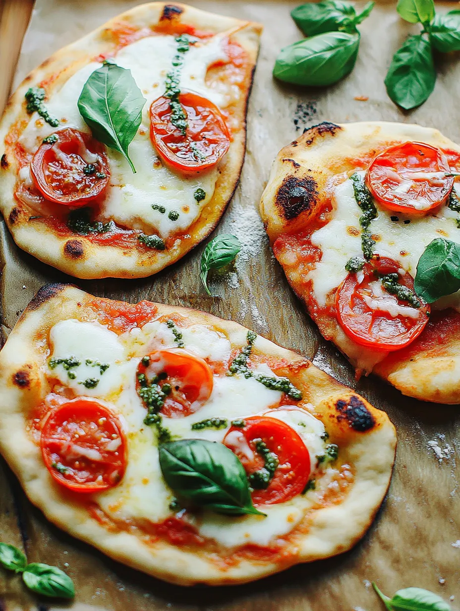 Caprese Naan Pizzas Recipe