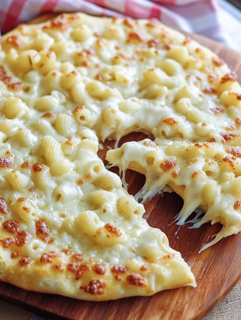 Mac & Cheese Pizza Homemade