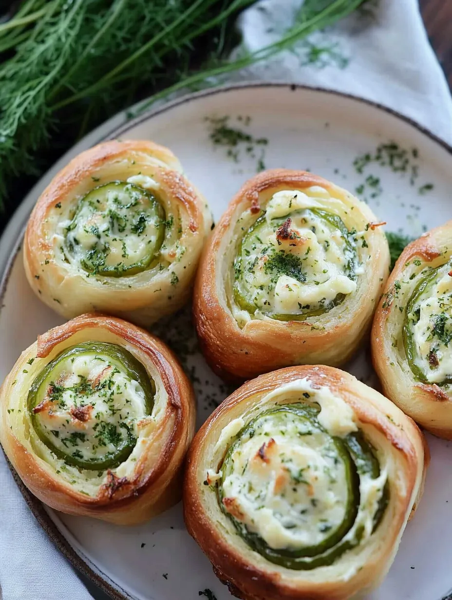 Creamy Pickle Roll Ups Recipe