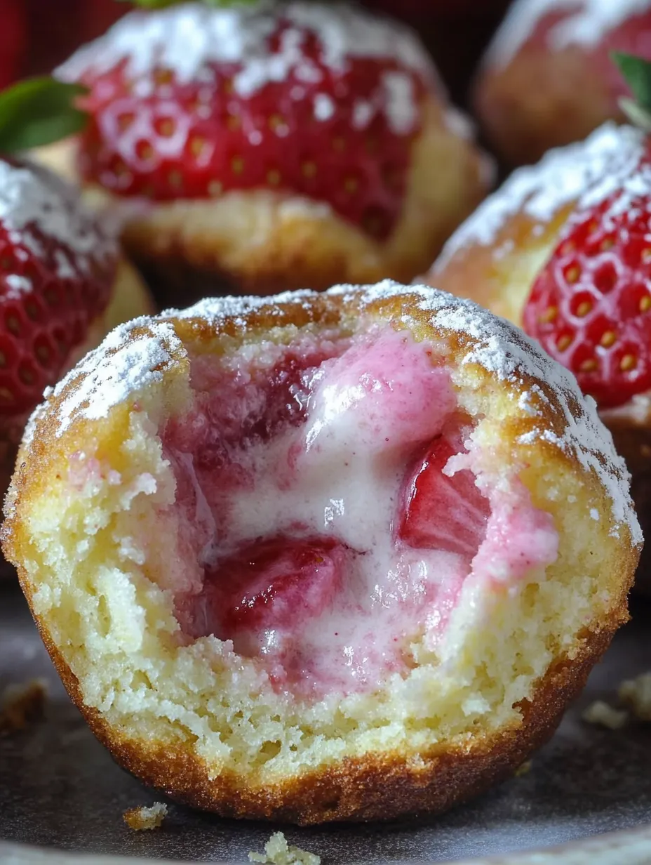 Cream Cheese Strawberry French Toast Muffins Recipe