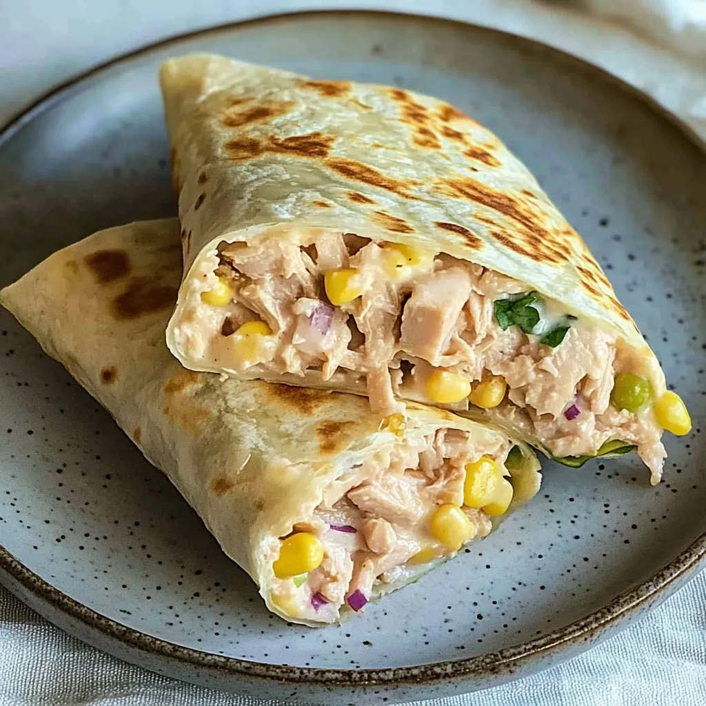 Healthy Tuna Melt Wrap Recipe