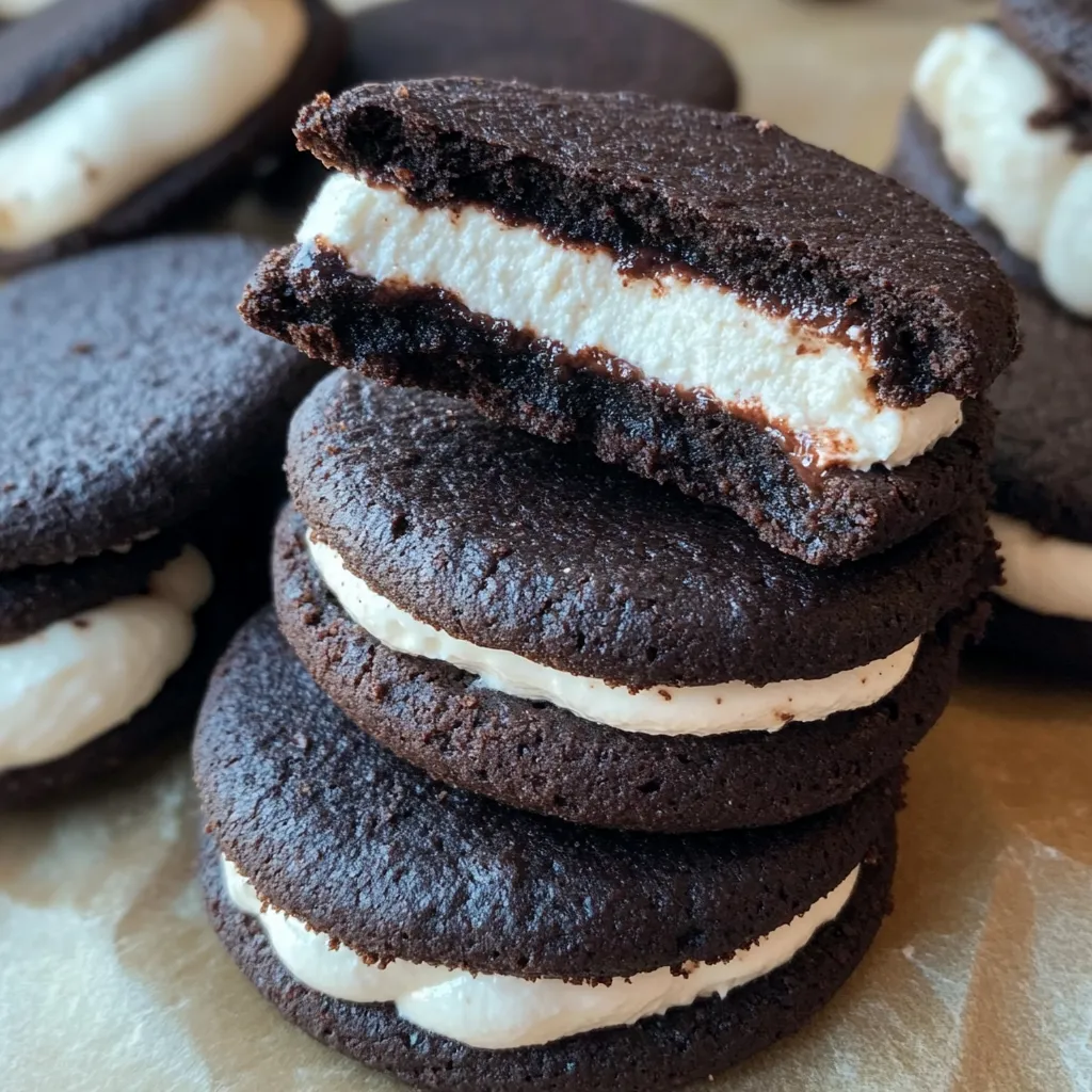 No Bake Healthy Oreos