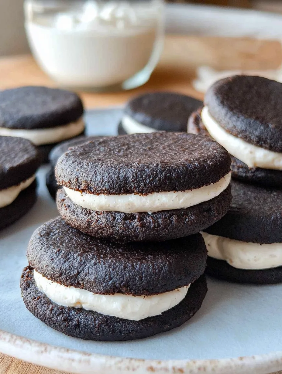 Easy No Bake Healthy Oreos