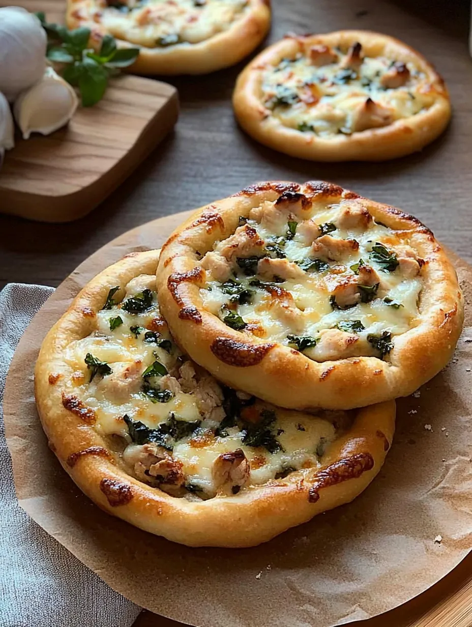 Mini Chicken Alfredo Pizza’s Recipe