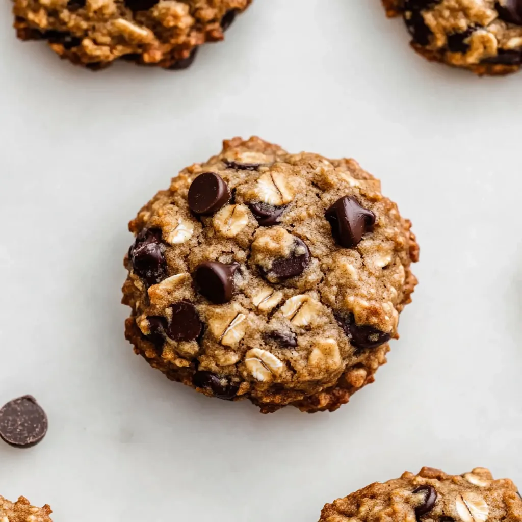 Banana Oatmeal Chocolate Chip Cookies