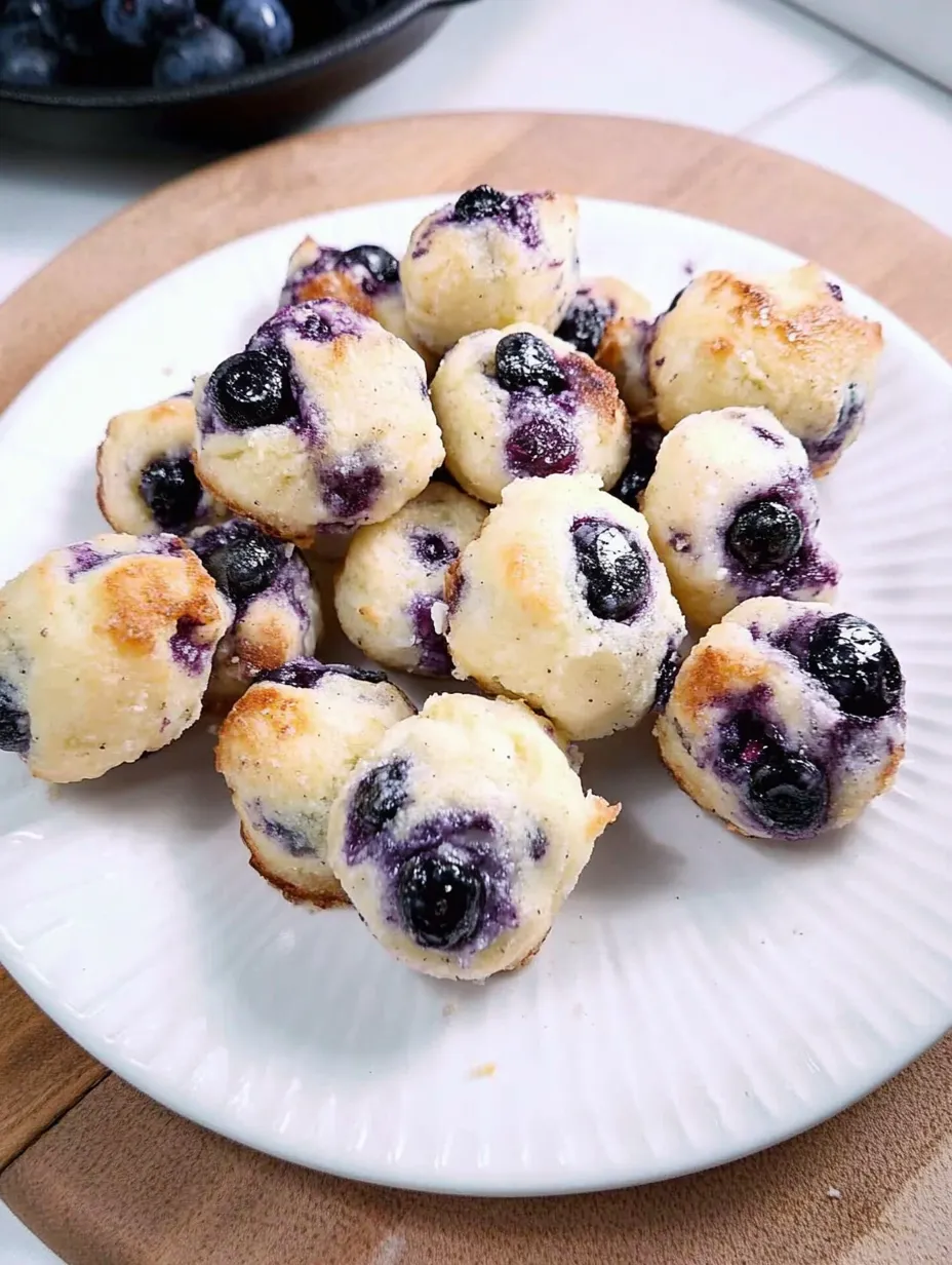 Blueberry Yogurt Fritters Recipe